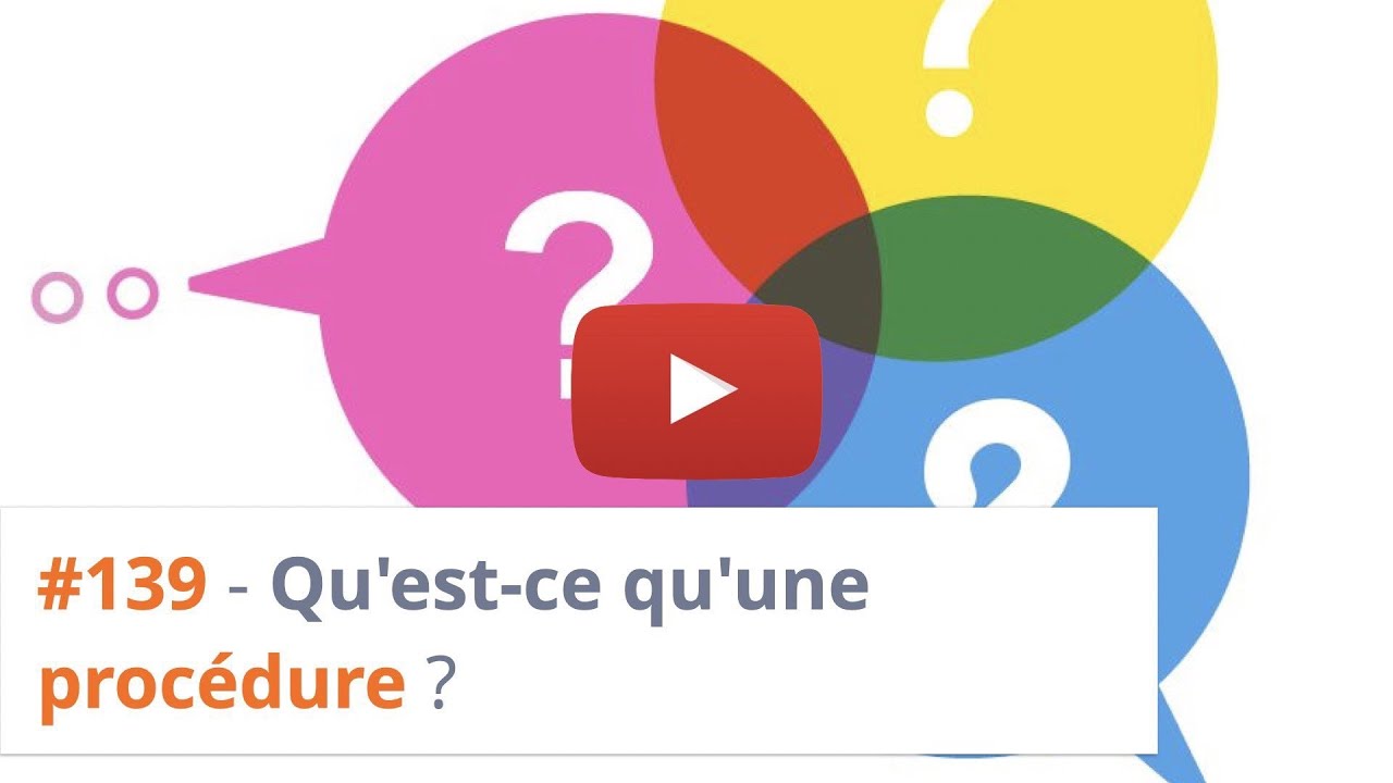 gestion des procédures